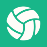 Graphic of a volleyball