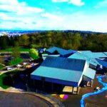 aerial view of Pathfinder building