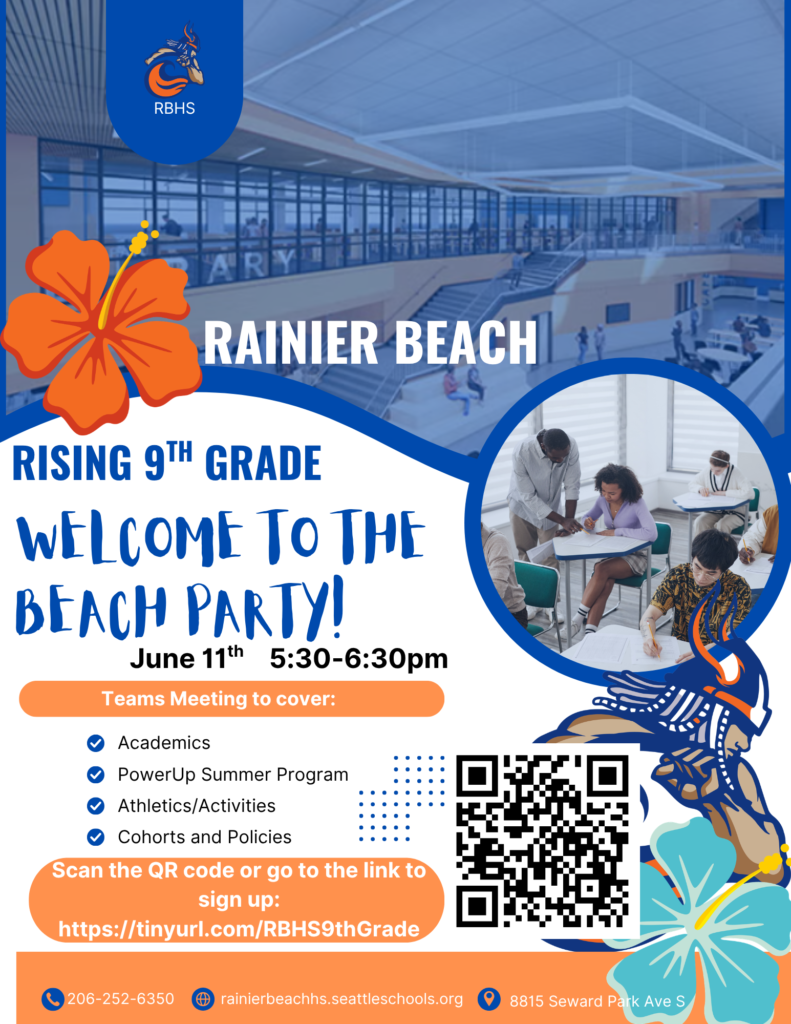 rising 9th grade flyer