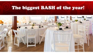The biggest BASH of the year! Tables at venue