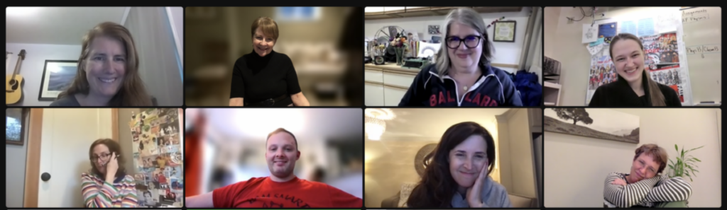 PTSA Zoom Meeting Faces