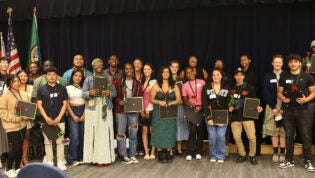 Scholarship Award Group Photo.