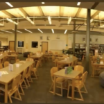 Ballard HS Library view wide angle overview.