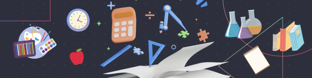 Paper, Science symbol, basketball, Calculator, Ruler