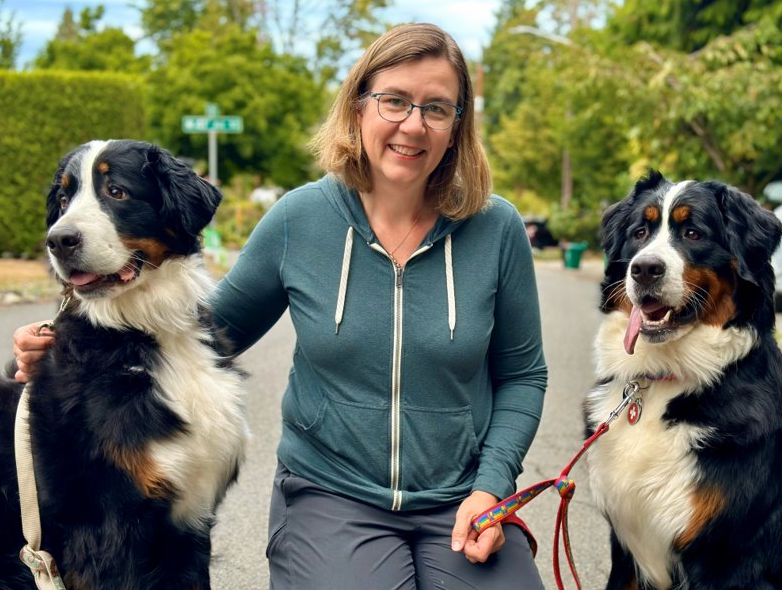 Beth Guynes and dogs