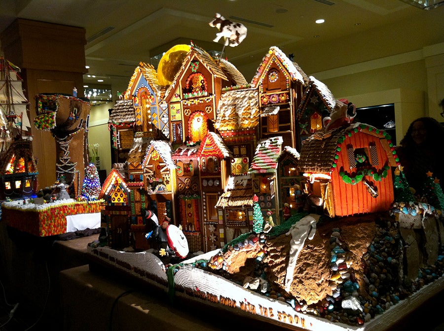 Gingerbread Village House at the Sheraton
