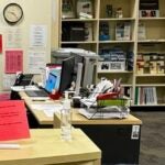Counseling Center Office, Desk and Shelving