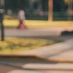 College Campus landscape view.