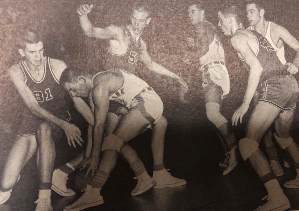 BHS Basketball Players from 1961.