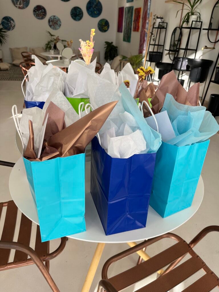 Gift bags for staff