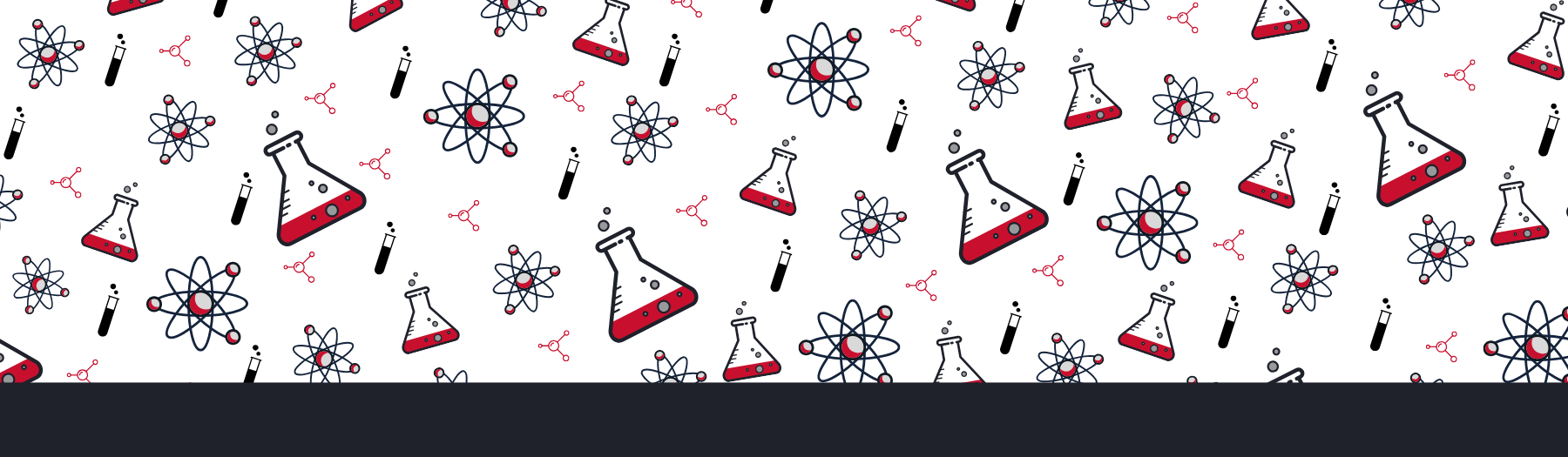 Banner Wall Paper with Beakers and Helix