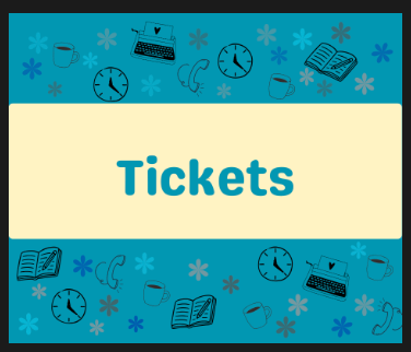 Computer items in background. Text: Tickets