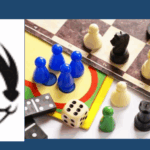 Collage, Books, Beaverhead, Chess, Boots in nature