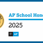 AP Honor Role Logo. Text: AP School Honor Roll 2025