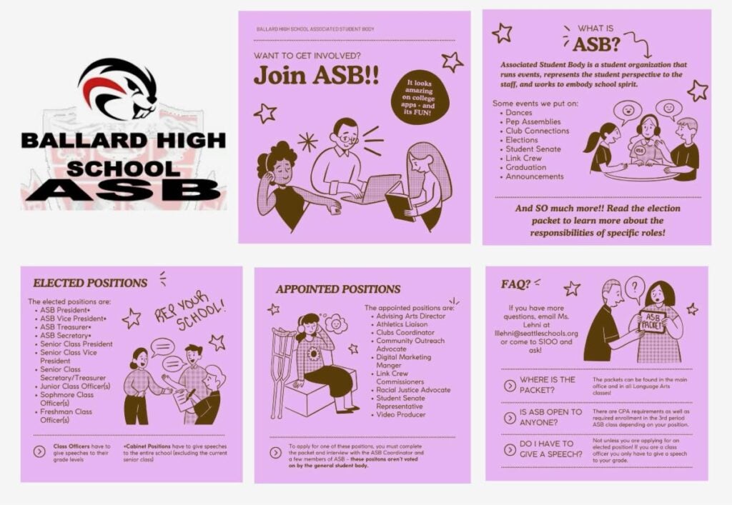 ASB Collage. Details on the webpage and on ASB Instagram.