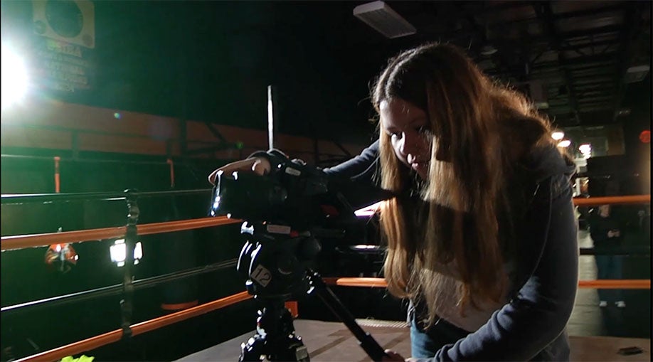 Person with Film Camera. Heavyweight – Director: Sophia Poole, ‘27