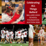 Ballard HS Foundation Collage Banner of students in athletics and music