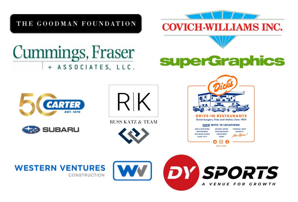 Collage of sponsors logos listed on webpage.