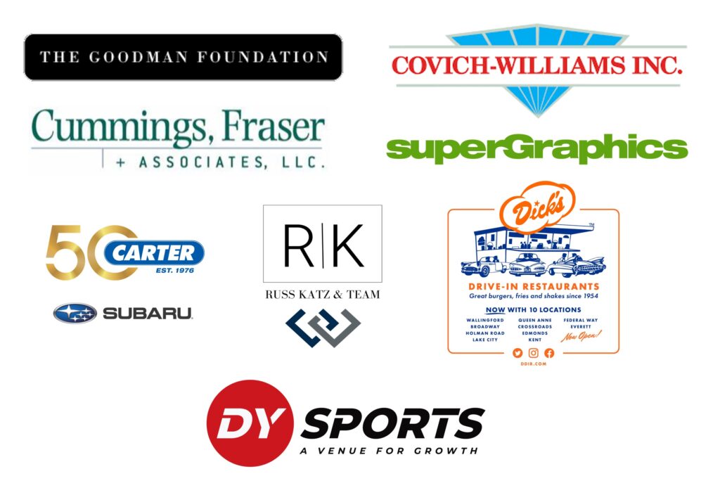 Collage of sponsors logos listed on webpage.