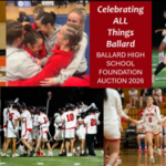 Ballard HS Foundation Collage Banner of students in athletics and music