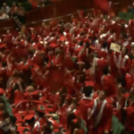 Caps in the air at McCaw Hall