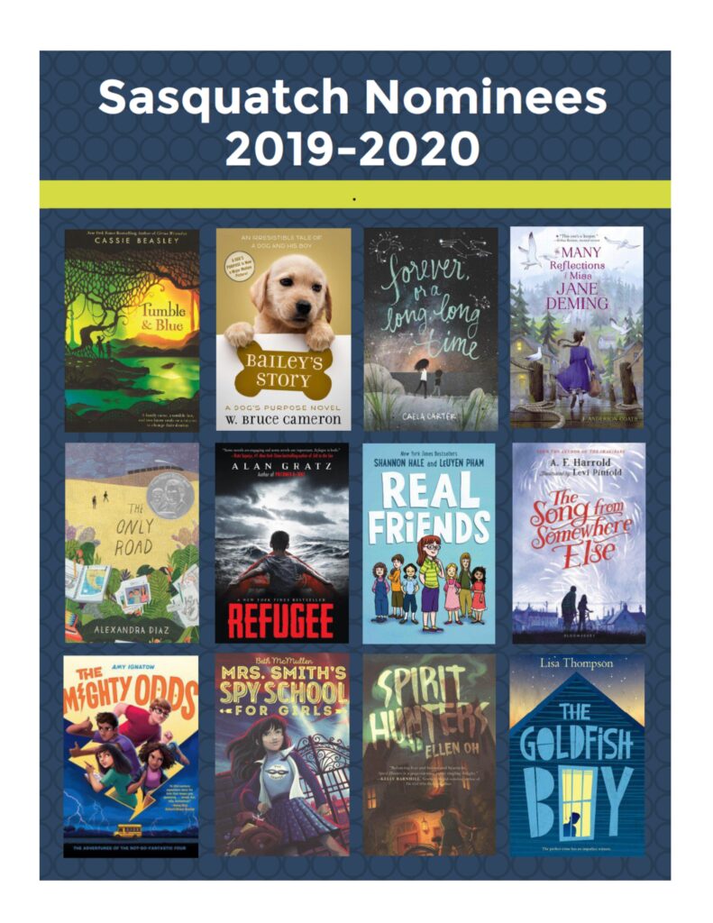 Sasquatch book award winners 2020