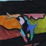 student artwork Viewlands and orca by Max Landback