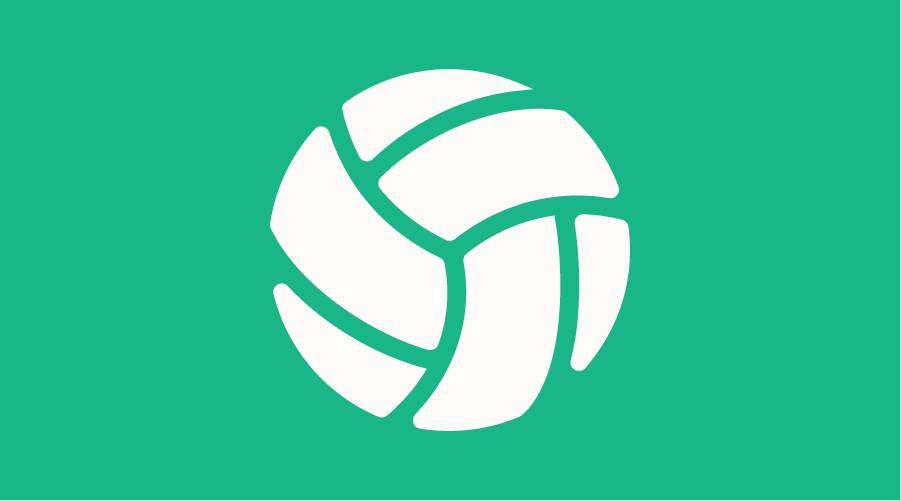 Graphic of a volleyball